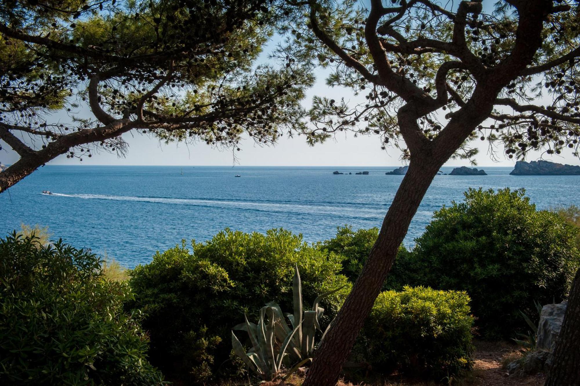 Royal Princess Hotel Dubrovnik Exterior foto View of the sea from the park